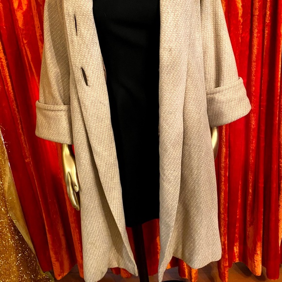 VINTAGE wool tweed coat - Picture 2 of 3